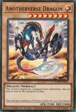【連番 YCS限定プロモ】Anotherverse SR PSA9 Set Anotherverse Dragon (SR) YCSW-EN013 Yu-Gi-Oh! Championship