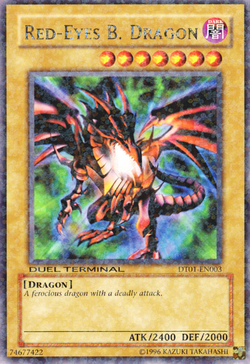 Red-Eyes Black Dragon (Alt Art) - Ultra Rare HC01-JP002