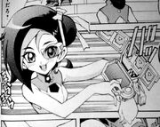 Tori imitating Yuma in the manga