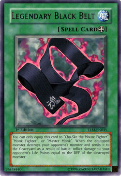 遊戯王 Legendary Black Belt 1st Edition