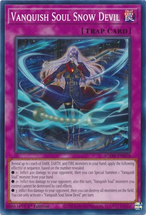 Vanquish Soul Snow Devil | Yu-Gi-Oh! Wiki | Fandom