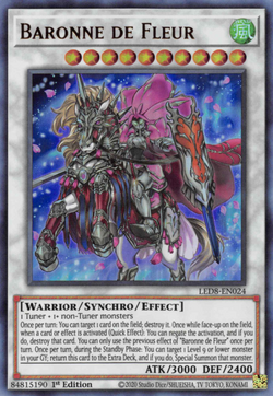 Yugioh Baronne de Fleur RC04-JP035 Quarter Century Rare 25th