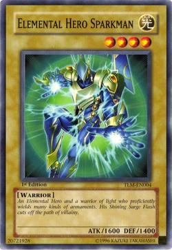 Card Gallery:Elemental HERO Sparkman | Yu-Gi-Oh! Wiki | Fandom