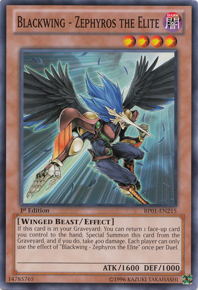 Card Errata:Blackwing - Zephyros the Elite | Yu-Gi-Oh! Wiki