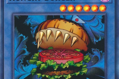 hamburger recipe yugioh card WISU-EN041 - Hungry Burger - Super Rare - Ritual Monster