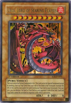 Card Gallery:Uria, Lord of Searing Flames | Yu-Gi-Oh! Wiki | Fandom