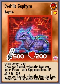 EVOLTILE GEPHYRO - 1st EDITION PHSW-EN016 ENGLISH Yu-Gi-Oh! CARD COMMON