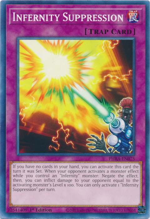 Card Gallery Infernity Suppression Yu Gi Oh Wiki Fandom