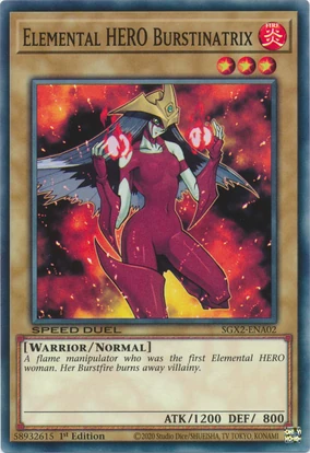 Elemental HERO Burstinatrix | Yu-Gi-Oh! Wiki | Fandom