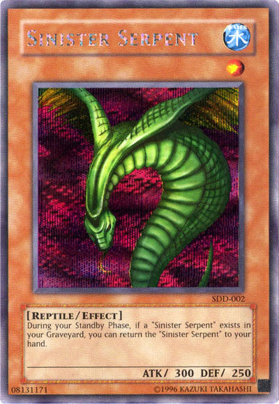Card Errata:Sinister Serpent | Yu-Gi-Oh! Wiki | Fandom