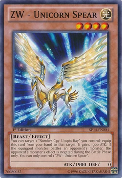 Card Gallery:ZW - Unicorn Spear | Yu-Gi-Oh! Wiki | Fandom