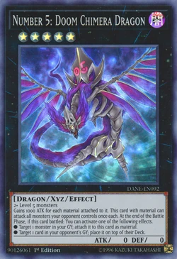 Card Gallery:Number 5: Doom Chimera Dragon | Yu-Gi-Oh! Wiki