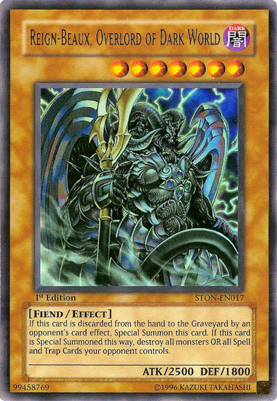Card Errata:Reign-Beaux, Overlord of Dark World | Yu-Gi-Oh