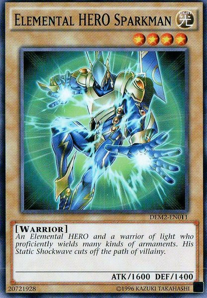 Elemental Hero Sparkman Yu Gi Oh Wiki Fandom Elemental Hero Sparkman Yu Gi Oh Wiki Fandom