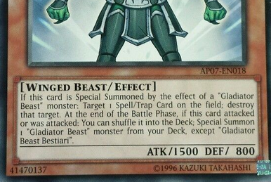 Gladiator Beast Alexander | Yu-Gi-Oh! Wiki | Fandom