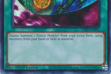 yugioh fusion cards polymerization YuGiOh Duelist Pack Yugi Polymerization DPYG-EN020