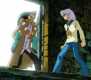 Im Königreich der Duellanten hilft Yami Bakura mehrmals Tristan, um an Mokubas seelenlosen Körper zu gelangen