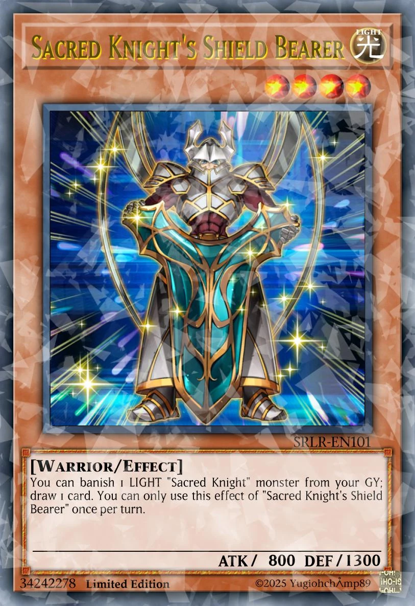 Sacred Knight's Shield Bearer (Card)/(Custom) | Yu-Gi-Oh! Custom Think ...