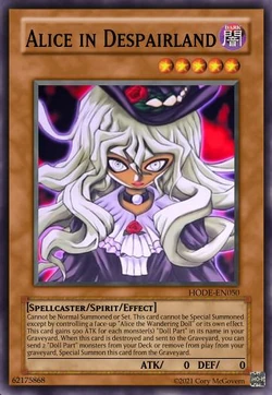 Alice in Despairland (Card)/(Custom) | Yu-Gi-Oh! Custom Think Tank Wiki |  Fandom