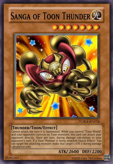 Sanga of Toon Thunder (Card)/(Custom) | Yu-Gi-Oh! Custom