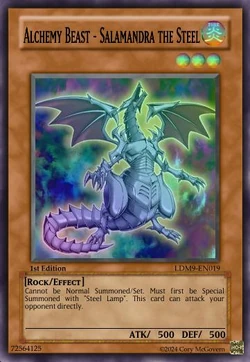 Alchemy Beast - Salamandra the Steel (Card)/(Custom) | Yu-Gi-Oh! Custom Think Tank Wiki | Fandom Alchemy Beast - Salamandra the Steel (Card)/(Custom) | Yu-Gi-Oh! Custom Think Tank Wiki | Fandom