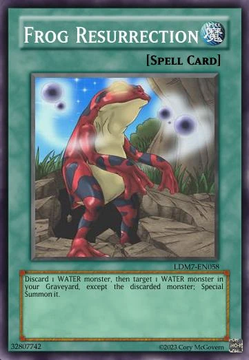 Frog Resurrection (Card)/(Custom) | Yu-Gi-Oh! Custom Think Tank Wiki ...