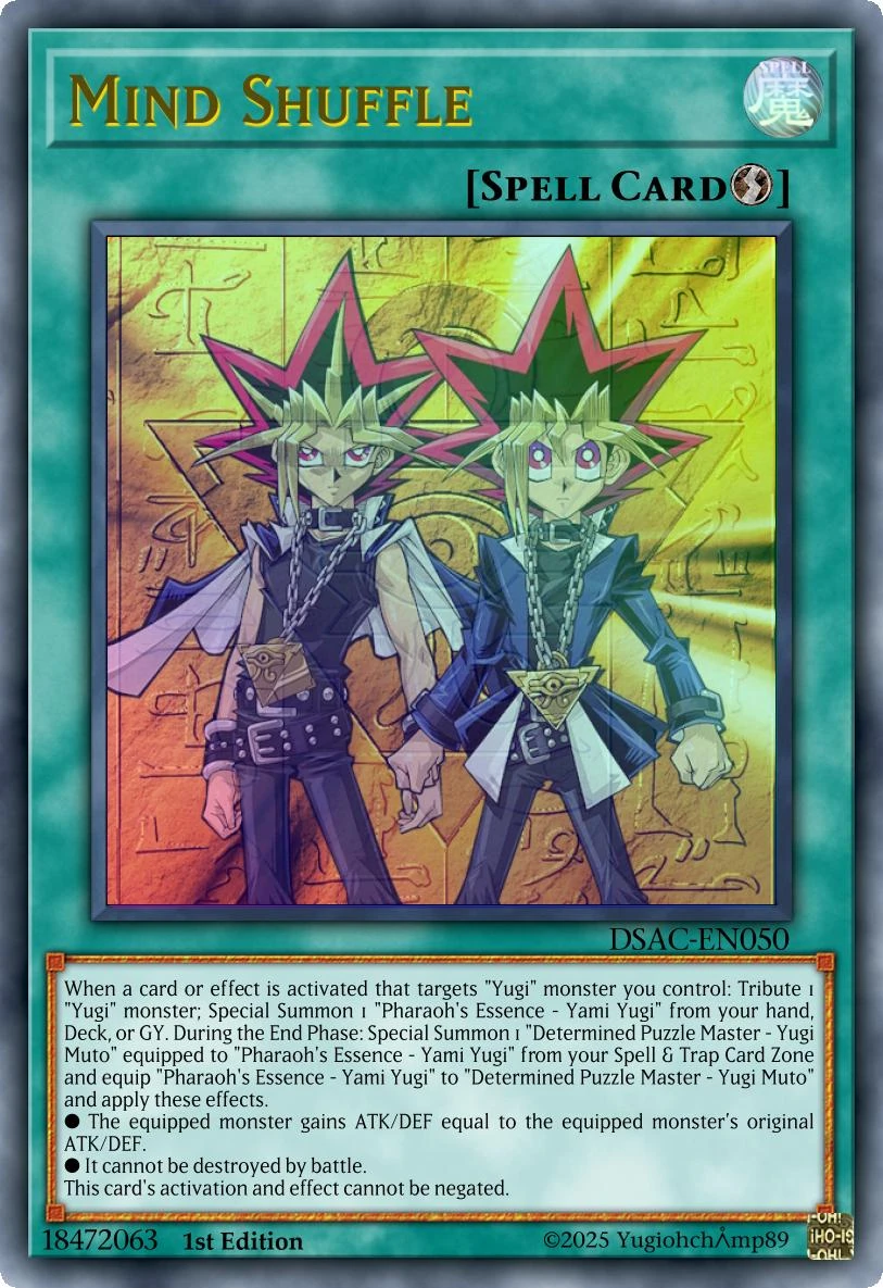 Mind Shuffle | Yu-Gi-Oh! Custom Think Tank Wiki | Fandom