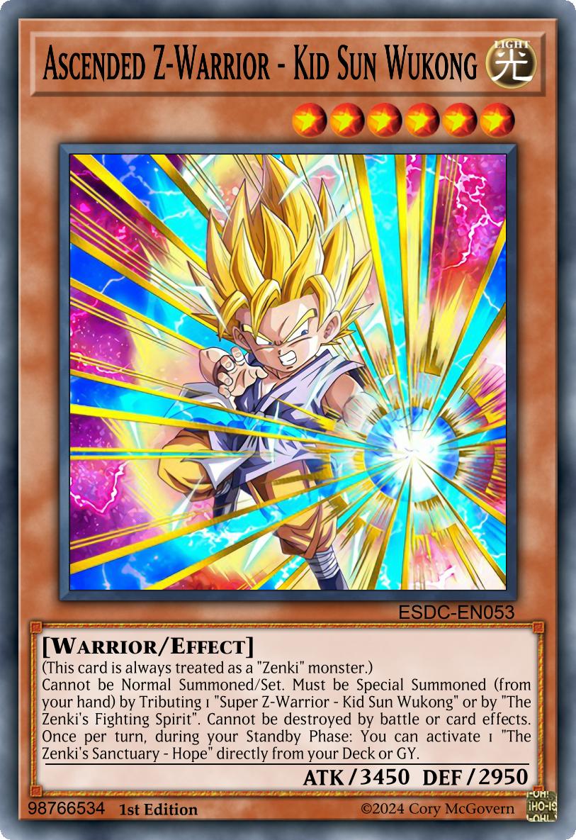 Ascended Z-Warrior - Kid Sun Wukong (Card)/(Custom) | Yu-Gi-Oh 