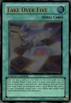 Take Over Five (Card)/(Custom) | Yu-Gi-Oh! Custom Think Tank Wiki | Fandom Take Over Five (Card)/(Custom) | Yu-Gi-Oh! Custom Think Tank Wiki | Fandom