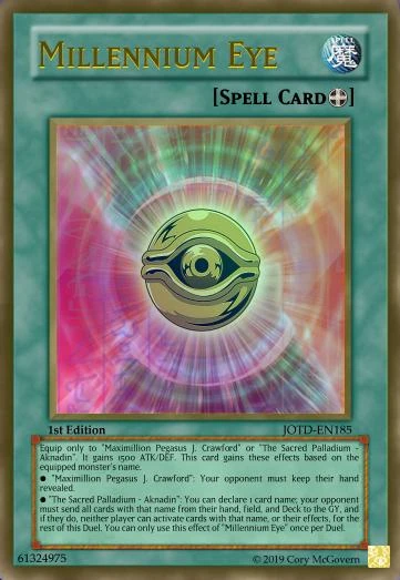 Millennium Eye (Card)/(Custom) | Yu-Gi-Oh! Custom Think Tank Wiki | Fandom