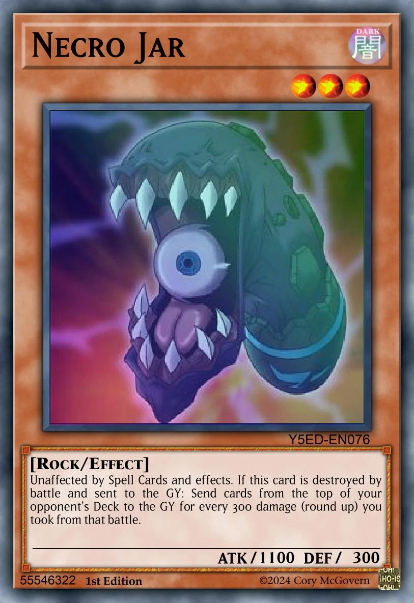 Necro Jar (Card)/(Custom) | Yu-Gi-Oh! Custom Think Tank Wiki | Fandom