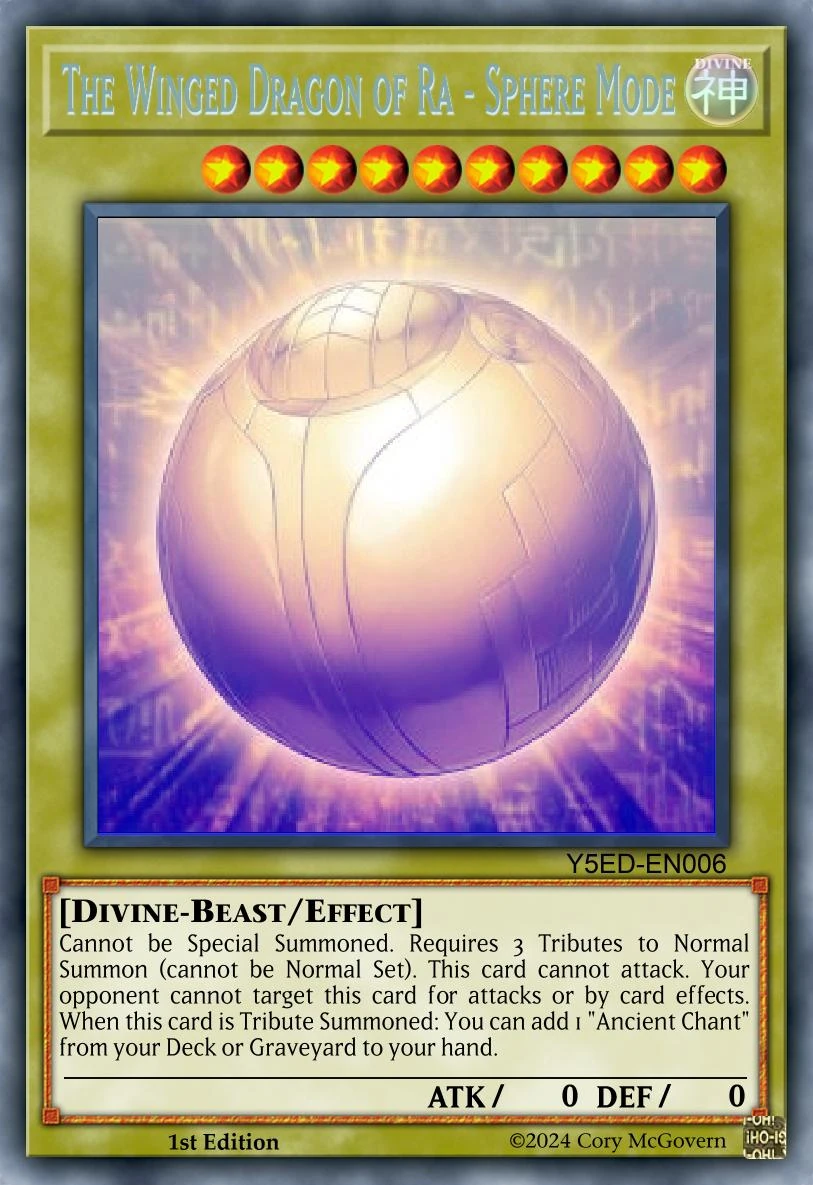 The Winged Dragon of Ra - Sphere Mode (Custom) | Yu-Gi-Oh! Custom Think ...