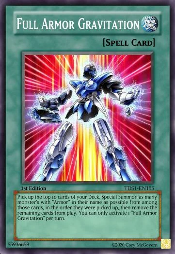 Full Armor Gravitation (Card)/(Custom) | Yu-Gi-Oh! Custom Think Tank Wiki |  Fandom