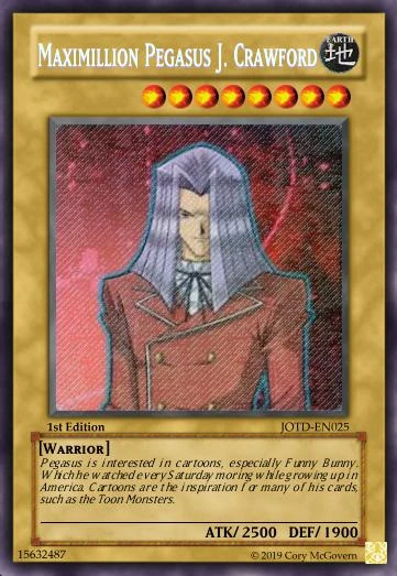 Maximillion Pegasus J. Crawford (Card)/(Custom) | Yu-Gi-Oh! Custom Think  Tank Wiki | Fandom