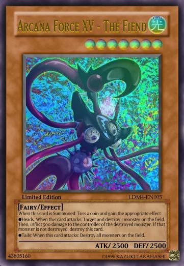Arcana Force XV - The Fiend (Card)/(Custom) | Yu-Gi-Oh! Custom Think ...