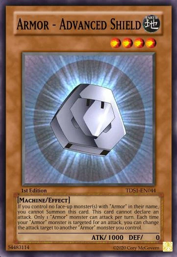 Armor - Advanced Shield (Card)/(Custom) | Yu-Gi-Oh! Custom Think Tank ...