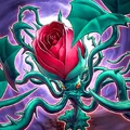 Foto tentáculos de rosa