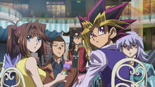 Yugi téa tristán duke y bakura