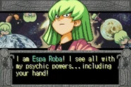 Espa Roba en el videojuego Yu-Gi-Oh! The Eternal Duelist Soul.