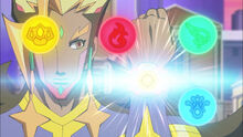 Bohman usando los poderes de los cinco Ignis