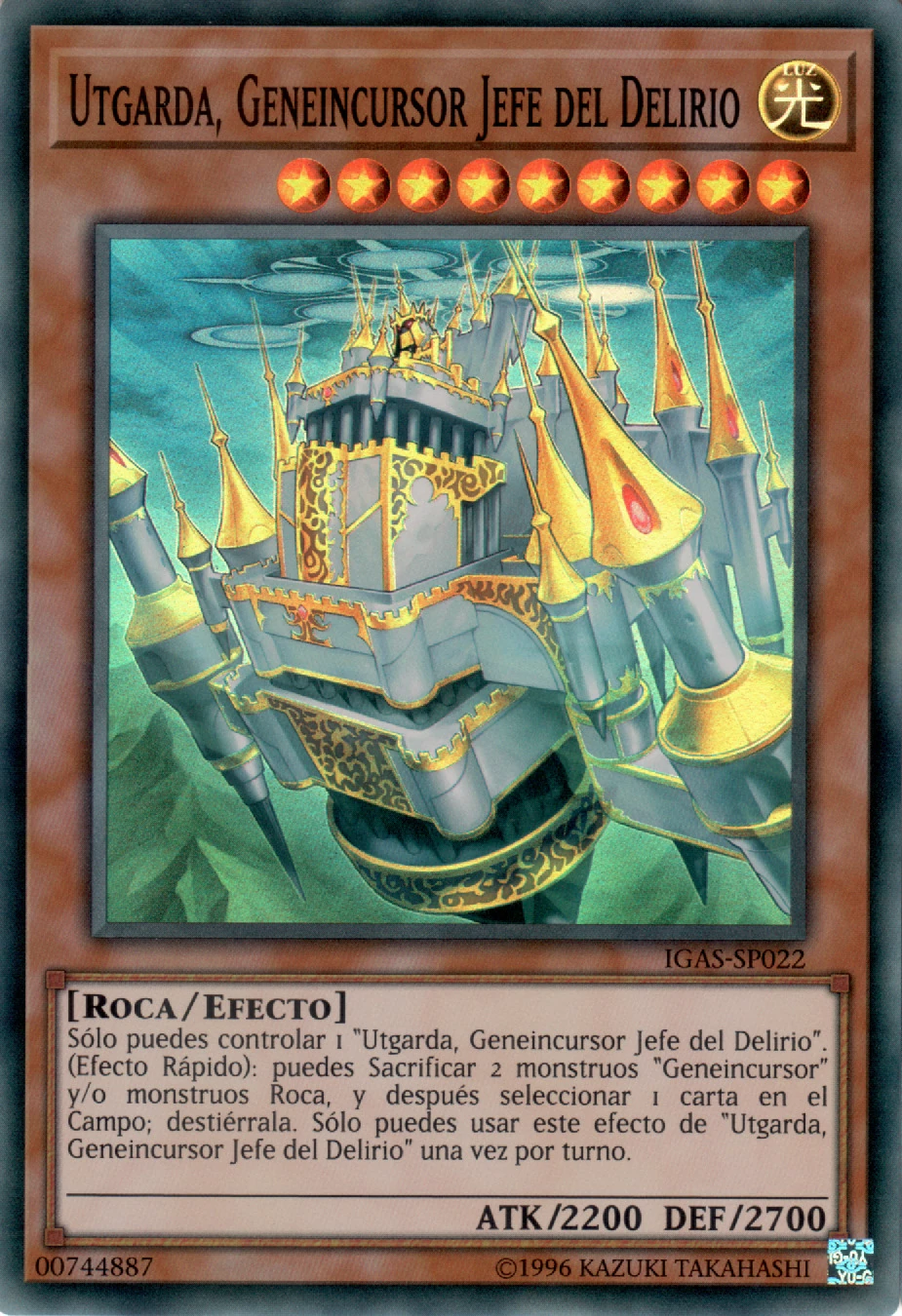 IGAS-EN022 Utgarda, Generaider Boss Of Delusion - Super Rare [Hàng Chính Hãng Nhập Từ Anh Quốc