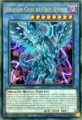Dragón caos de ojos azules
