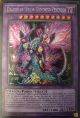 Dragón de fusión codicioso venenoso