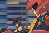 Yusei reuniendose con Crow