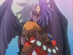 Jaden abrazando a Yubel.