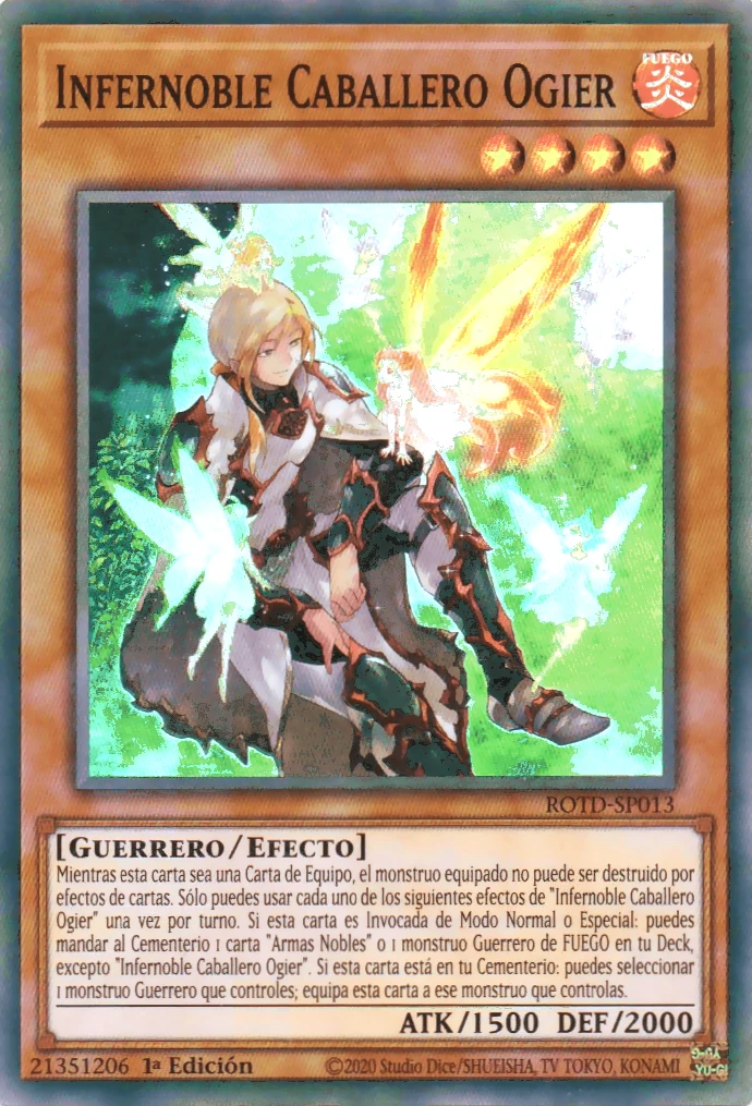 Infernoble Knight Ogier Comun Yugioh | Meses Sin Interés