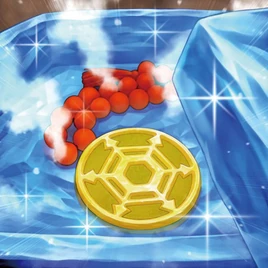 Foto medallón de la barrera de hielo