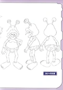 Diseño de Chazz disfrazado de "Ojama Amarillo".