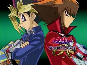 Cortinilla con Yugi Muto.