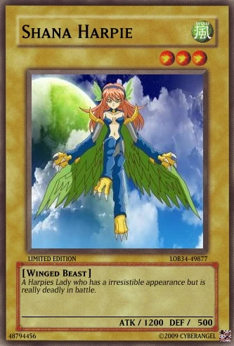 Shana Harpie | YuGiOh Fan Characters Wiki | Fandom